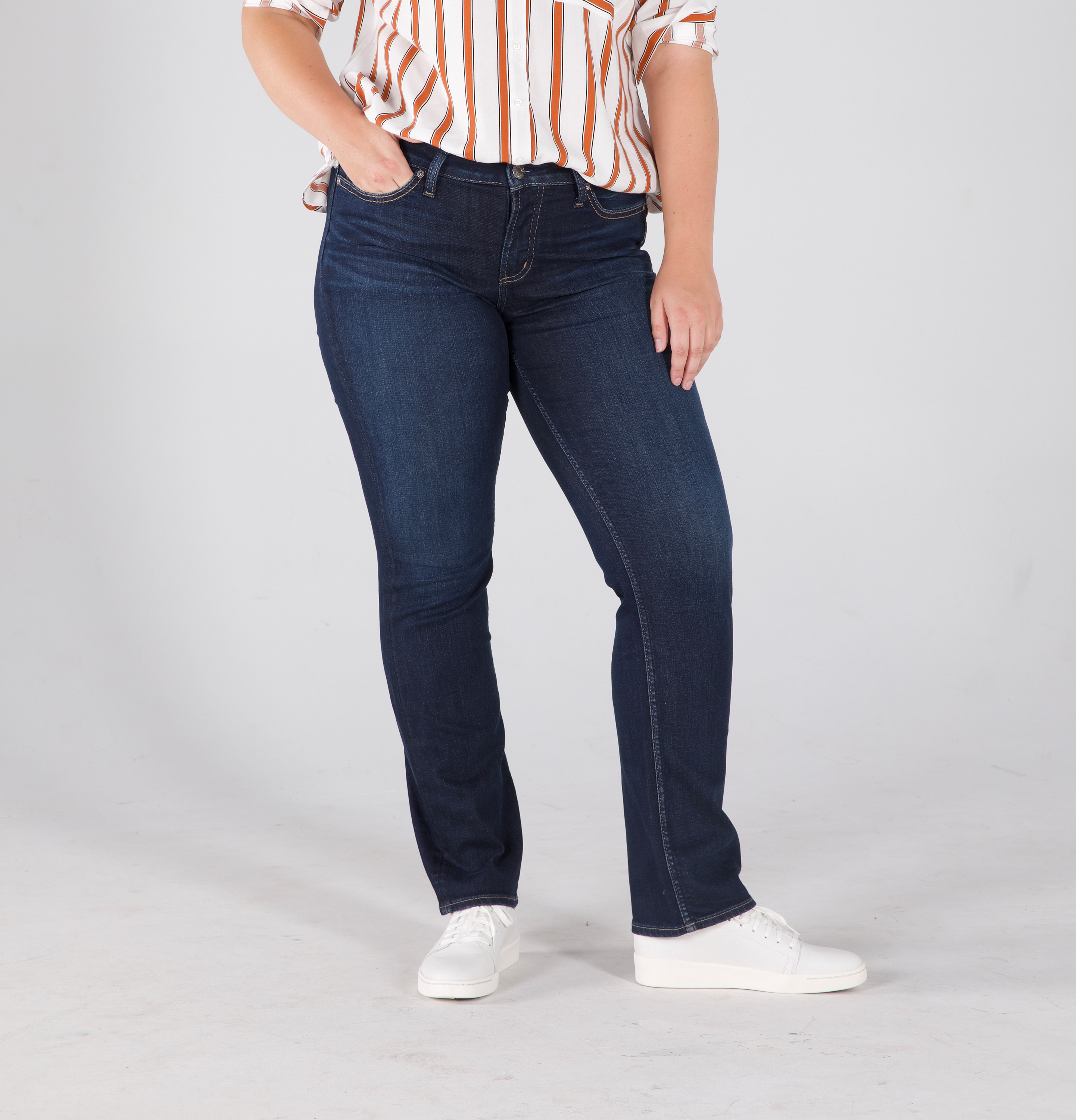 Silver Jeans Suki Mid Rise Straight Leg Jeans Plus Size Silver Jeans Suki Mid Rise Straight Leg Jeans Plus Size